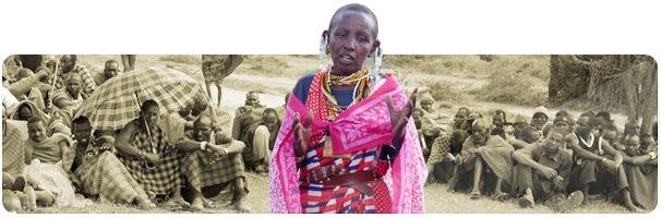 Maasai Woman Speaking